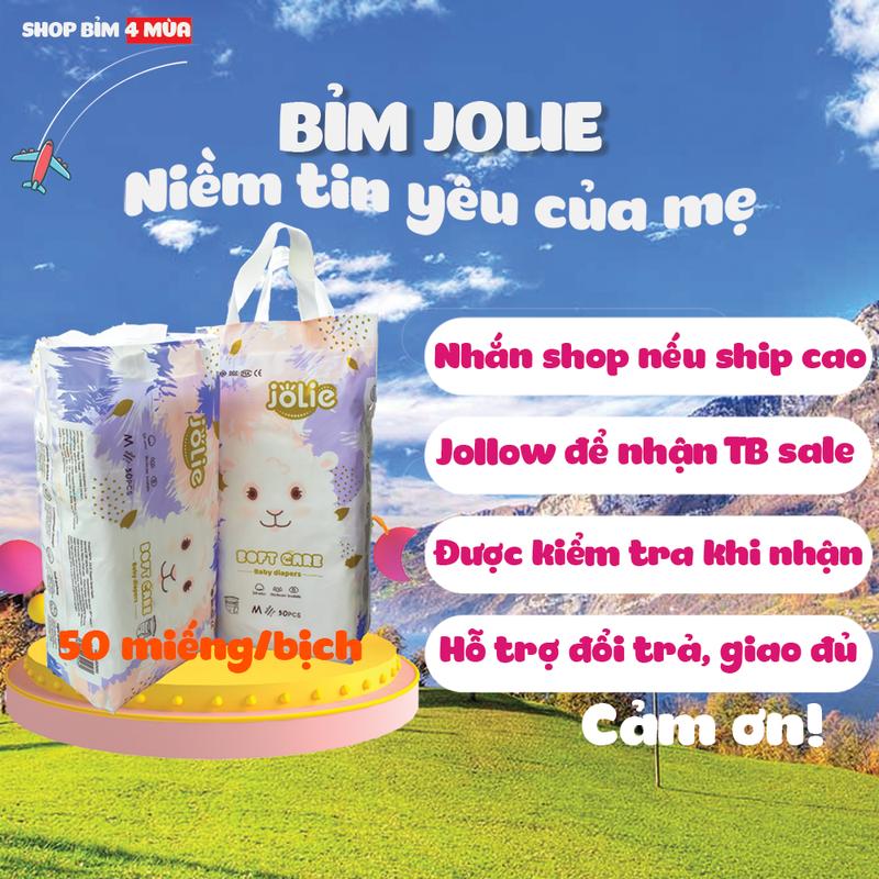 Jolie 50 miếng(1 bịch) tã quần Jolie xuất Anh đủ size M, L, XL, XXL, XXXL, 4XL . Bỉm có dán sau, cuộn bỉm sau khi dùng. Nữ Women