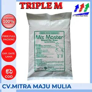MIX MASTER PREMIX MINERAL PLUS HERBAL RUMINANSIA 1 KG -  Mineral Khusus Ruminansia Sapi dan Kambing