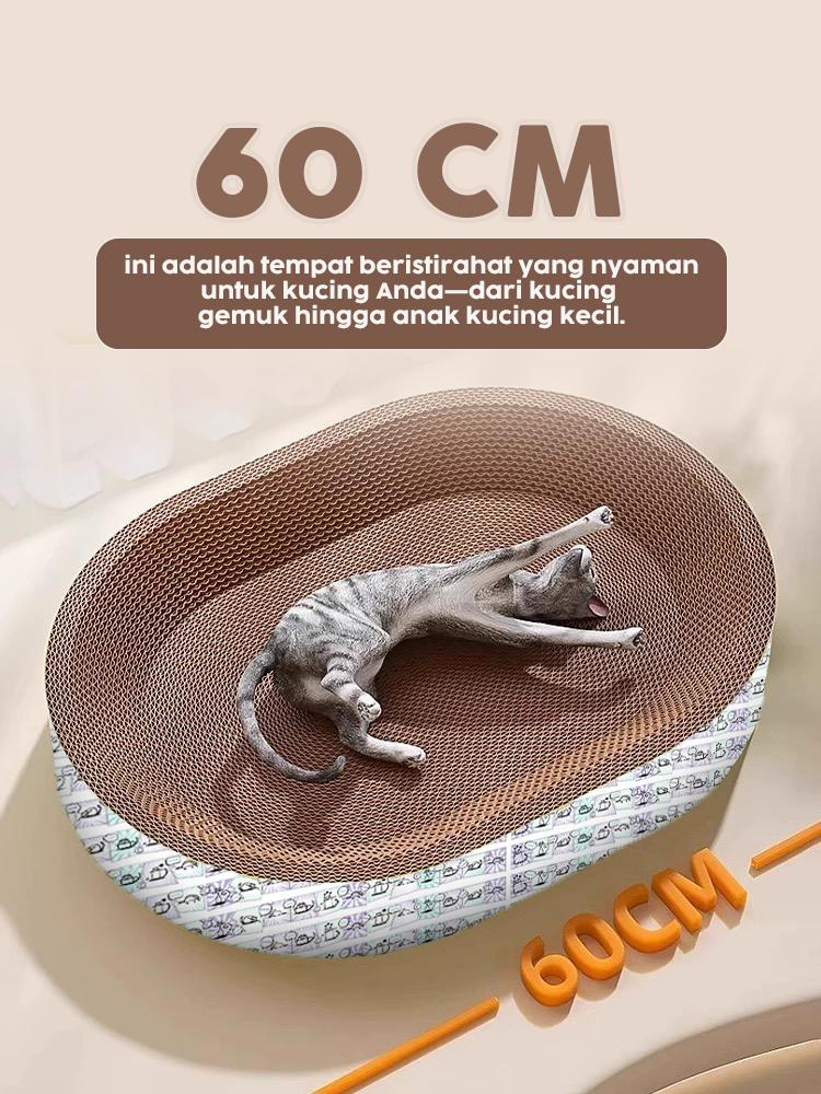 FOCAT Garukan Hewan Peliharaan M104-M106 Cat Scratch Board Extra Tebal Papan Garuk Mainan Kucing FOCAT Garukan Hewan Peliharaan M104-M106 Cat Scratch Board Extra Tebal Papan Garuk Mainan Kucing