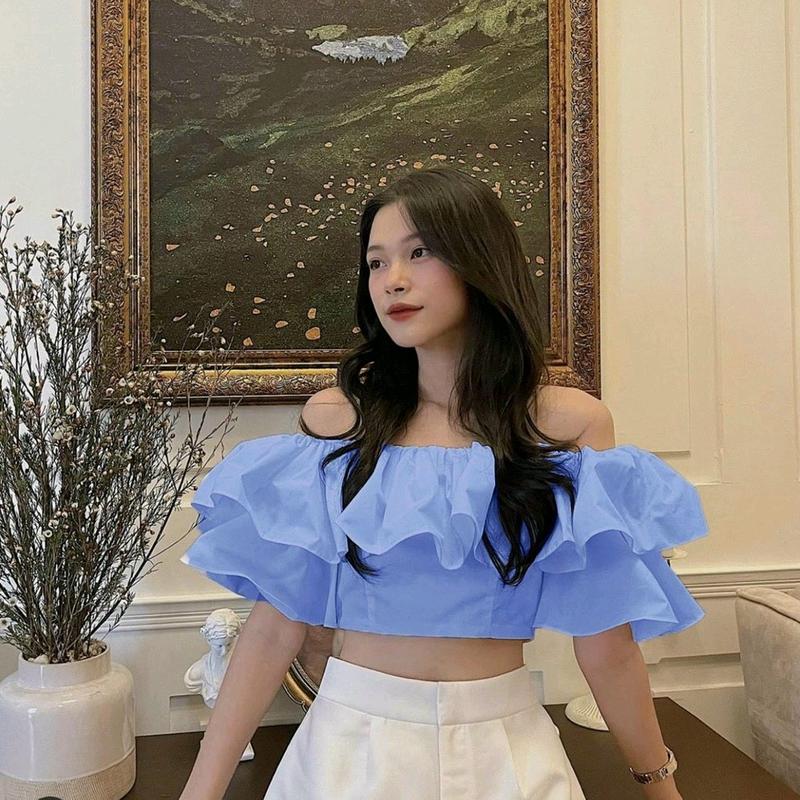 ÁO TRỄ VAI BÈO NHÚN XINH