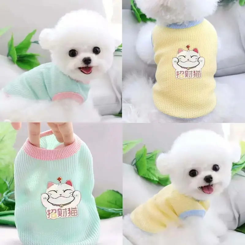 Quần áo cho thú cưng, Bộ sưu tập mùa xuân / mùa hè, Thích hợp cho chó Corgi, Teddy và chó Nhỏ thích hợp cho các hoạt động ngoài trời, áo vest chống lạnh và chống rụng lông, Thông Dụng cho mèo và chó, được phát hành vào năm 2025 0