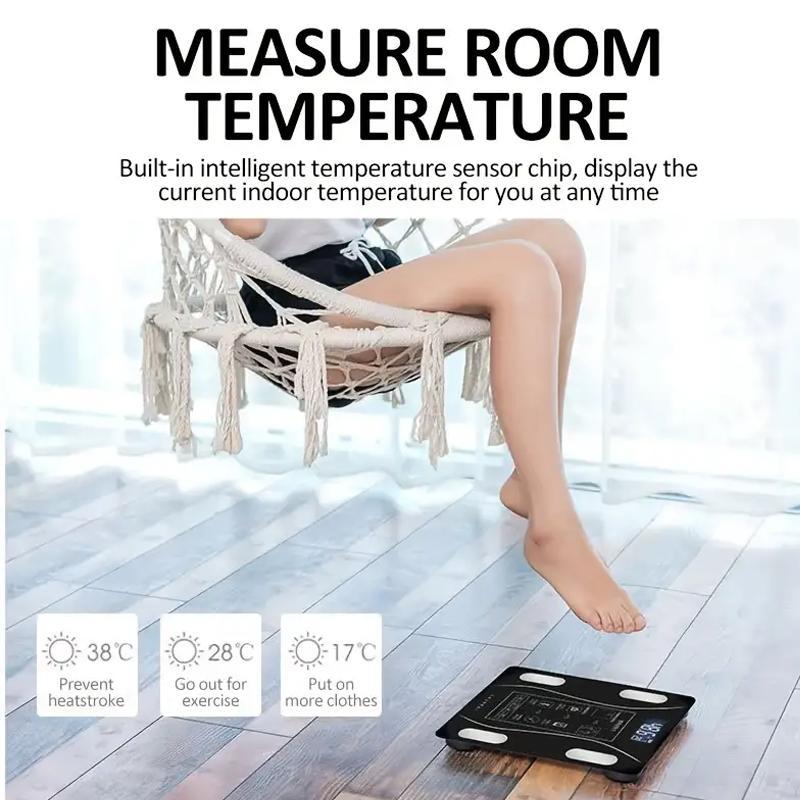 Smart Wireless Digital Body Scale without Batteries, High Precision Digital Body Fat Scale, Household Digital Body Fat Scale Fitness Equipment 6