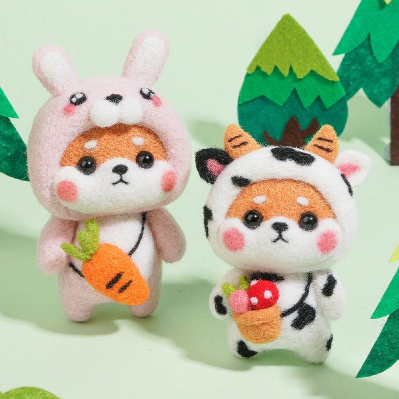 Len Chọc Handmade Diy Bộ Kit 12 Con Giáp Siêu Dễ Thương