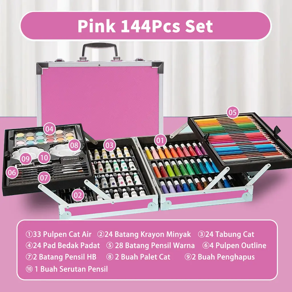 Pink-144PCS