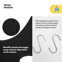 Gambar ONLY PETS Tas Gantung Hewan Motif Paw Lucu Ergonomis - High Quality - Hitam, M dari Only Pets Kota Administrasi Jakarta Pusat 4 Tokopedia