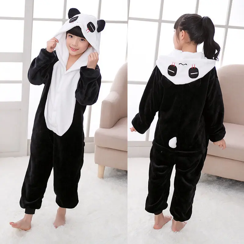 Đồ Ngủ Onesie Gấu Trúc, Cho Trẻ Em, Cosplay Kigurumi Động Vật, Đồ Ngủ Hóa Trang, Áo Jumpsuit Quần Một Mảnh, Đồ Mặc Nhà Hoạt Hình Dễ Thương