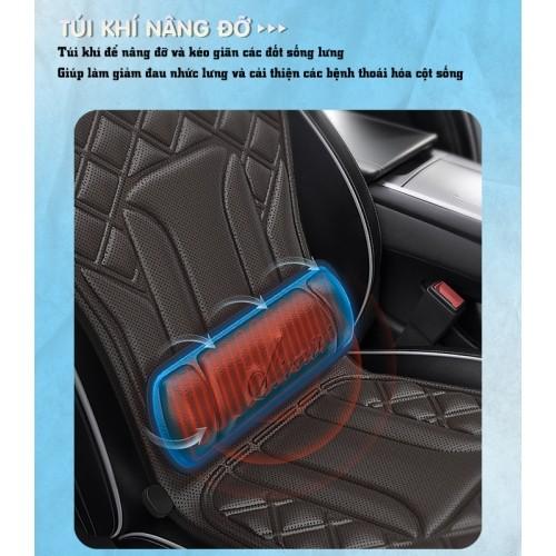 Ghế đệm massage trên ô tô và tại nhà Nikio NK-150 - Xoa bóp cổ vai gáy và rung toàn thân 8