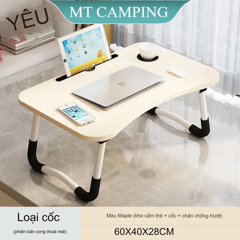 Bàn Học Gấp Gọn Bàn Làm Việc Học Sinh Sinh Viên Để LapTop ngồi bệt Chận Nhựa Gấp Đa Năng Gỗ