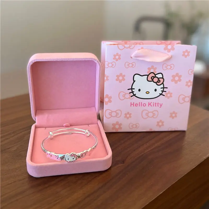 Vòng Tay Mèo Kitty, Ngọt Ngào Và Dễ Thương, Vòng Tay Kéo Đẩy, Thích Hợp Cho Trẻ Em Và Người Lớn, Quà Tặng Mùa Tốt Nghiệp Cho Chị Em, Đi Kèm Với Hộp Quà 1