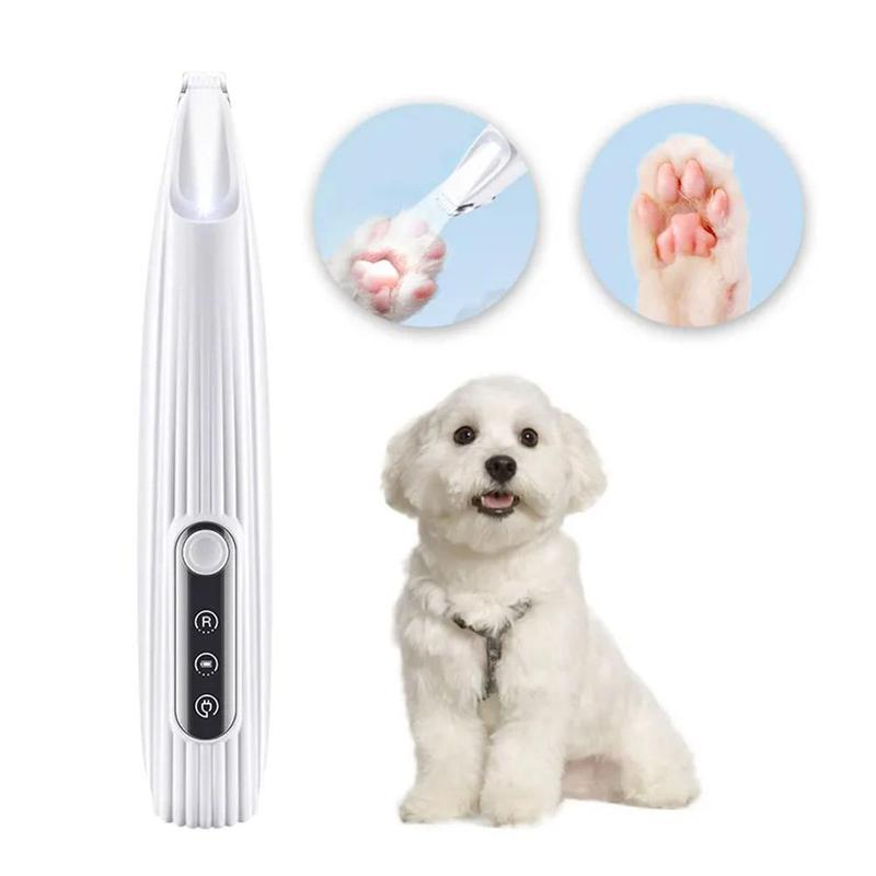 Product Introduction of Dog Cat Hair Foot Hair LED Rechargeable Pet Shaver Electric Clipper Tool Pet Supplies 24