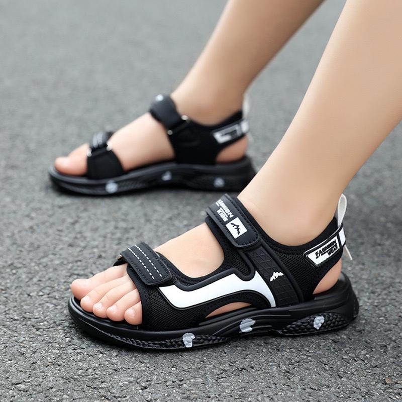 Sandal học sinh dép quai hậu bé trai bé gái giày trẻ em dép xăng đan nam nữ đế mềm êm chống trơn trượt hàng nhập cực êm