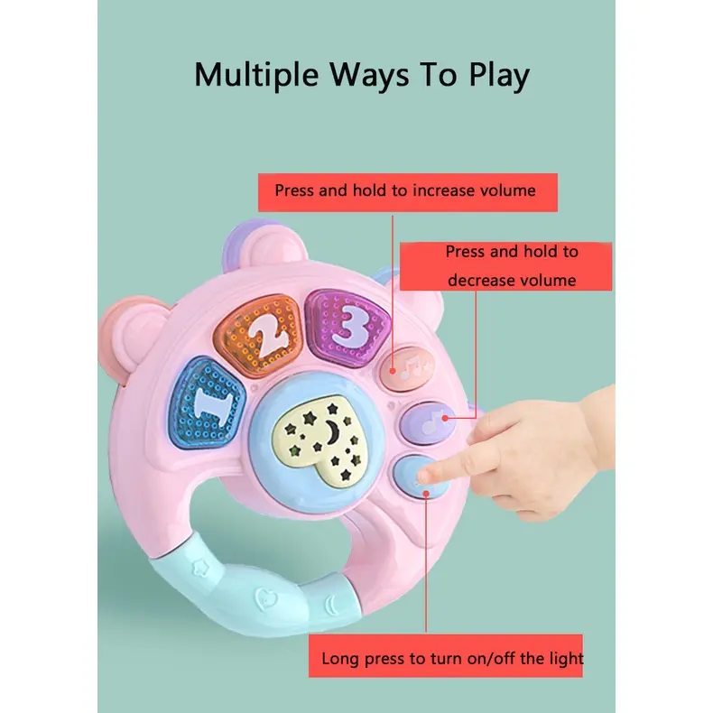 Lonceng Rattle Proyeksi Bayi/ Mainan Mainan Bayi / Mainan Bayi Mainan Musik Genggam / Mainan Bayi Musik 2