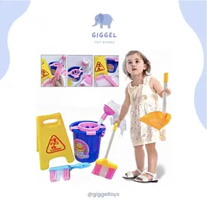 [ Giggel ] Little Helper Toys / Mainan Anak Alat Kebersihan / Mainan Sapu Anak Perempuan / Mainan Cleaning Service - Set Pembersih lengkap Mainan Anak / Mainan bersih rumah tangga