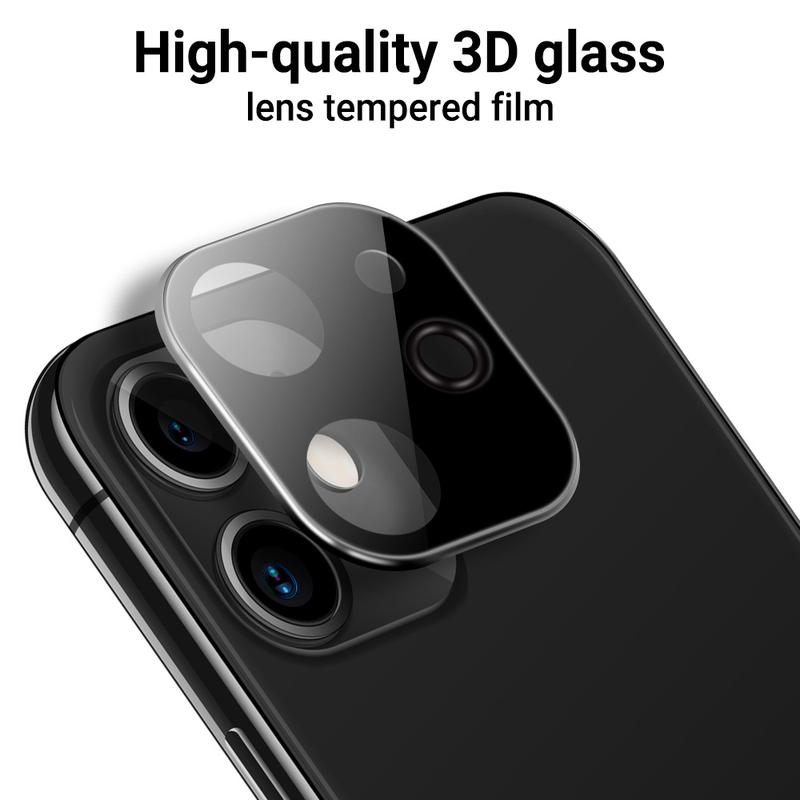 Product Introduction of Full Cover Camera Lens Protector for iPhone 15 Pro 11 12 13 14 Pro Max Screen Protectors for iPhone 13 12 Mini 16 Plus Lens Film 16