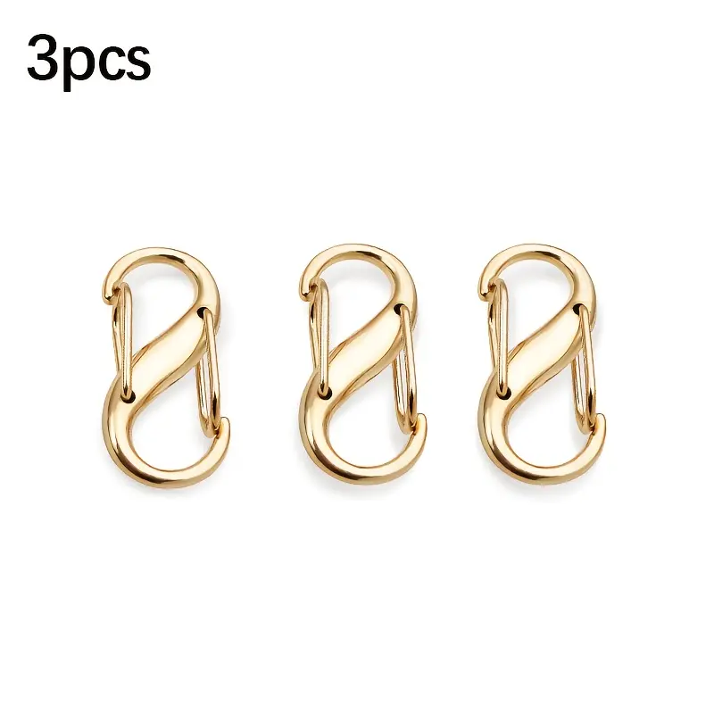 3 Zipper Clip Anti-Theft Device, Double Opening Zipper Lock Anti-Theft, S-Shaped Zipper Lock Is Suitable for Backpack to Keep Zipper Closed, Suitable for Travel Camping Luggage yoga  sit 5