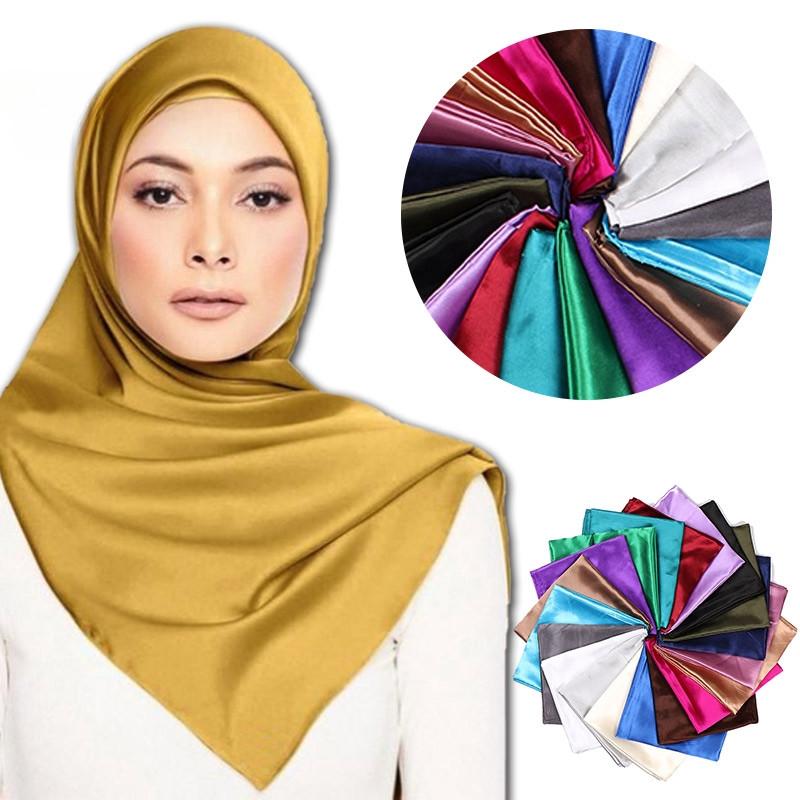 Maroon Bubble Satin Hijab