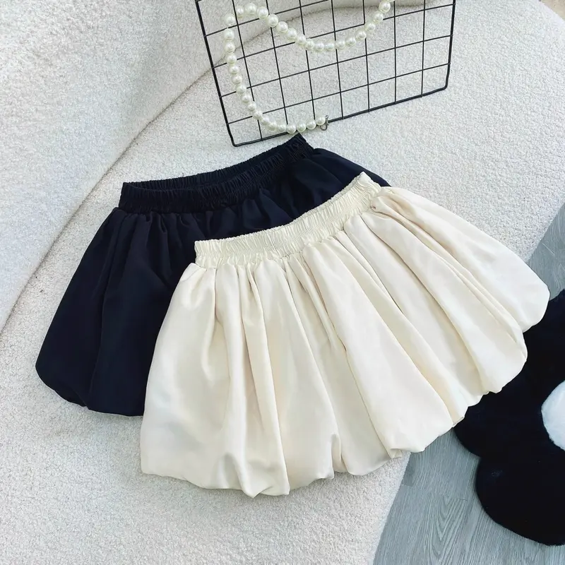 CHÂN VÁY BÍ BIGSIZE NỮ VẢI XOA MỀM MẠI DÁNG BỒNG CÓ QUẦN BẢO HỘ LƯNG CHUN CO GIÃN TỐT 50-95kg CV413