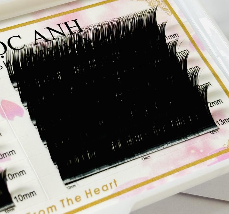 Mi Lông Thỏ siêu mềm,nhẹ, dày 0.03 độ cong J-B-C-CC-D, mix size từ 8-13mm