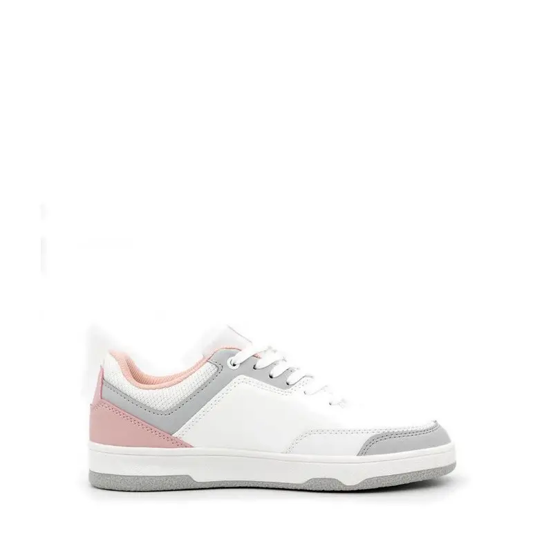 Airwalk Brue Women's Sneakers- White/Grey/Pink Max