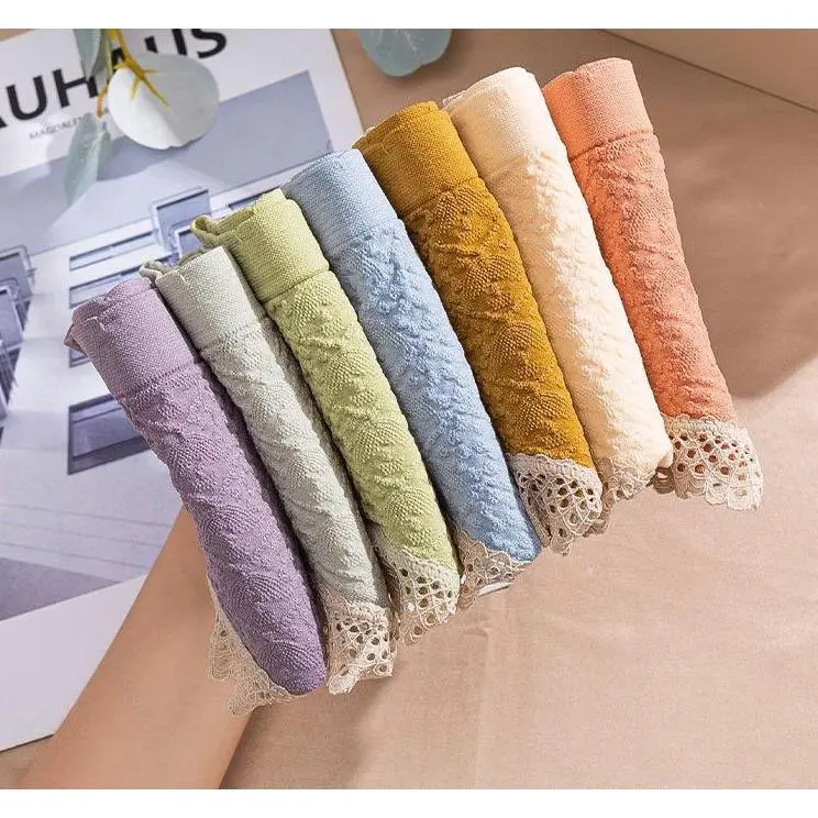 Set 10 Quần Lót Nữ Dệt Kim  Co Giãn 4 Chiều size 40kg-65kg, Thấm Hút Thoáng Mát 1