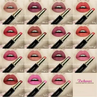 PURBASARI Lipstick Lipstik Color Matte Original 3