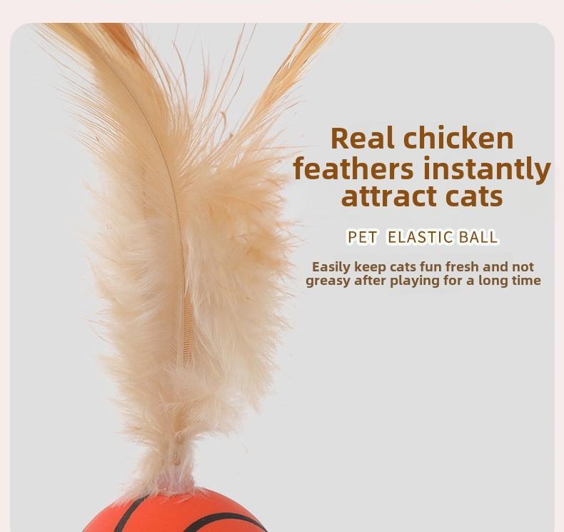 Product Introduction of Cat toys, rubber balls, fitness balls, magic wands, cat teasers, interactive cat toys to relieve boredom and entertain yourself Pet supplies wholesale 2025 3