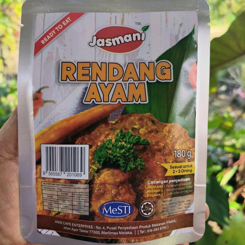 Makanan Segera Rendang Ayam Jasmani Siap Saji - Food - TikTok Shop Malaysia