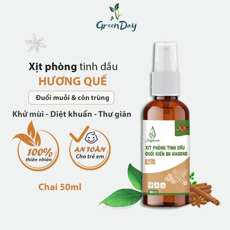 Xịt phòng tinh dầu Quế đuổi Kiến Ba Khoang dung tích 50-250ML - Đuổi côn trùng khử mùi thơm phòng.