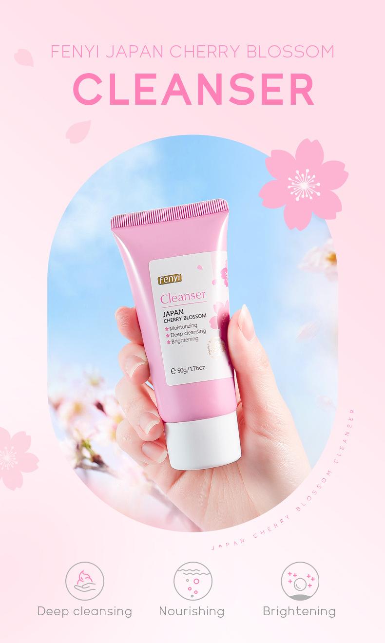 Product Introduction of Facial Cleanser Deep Cleansing, Moisturizing, Blackhead Removing and Skin Care Foam Wash Face 50g 14