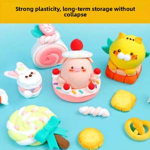 12 Colors Ultra-Light Non-Toxic Clay Playdough Modeling Clay Creative Toys for Toddlers with Tools