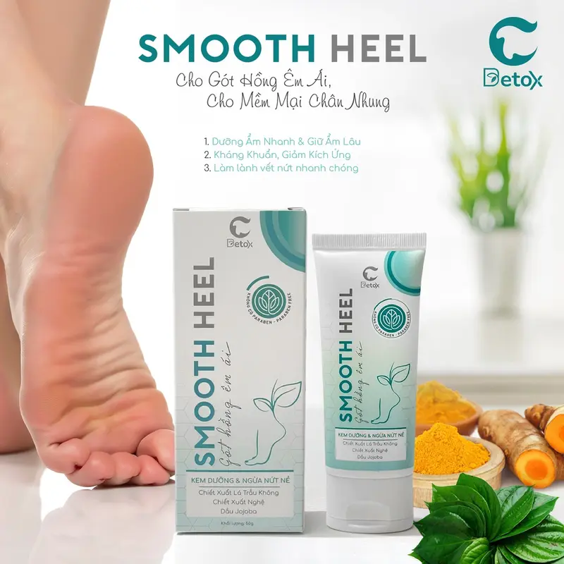 Kem Chuyên Mờ Thâm Body Nứt Nẻ Tay Chân - C-Detox Smooth Heel Collagen Dưỡng Body Whitening Kem Body Nữ Làm Đẹp Da Dưỡng Da Body Women Dưỡng Thể Vitamin E Lotion 1