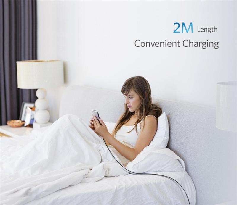 Product Introduction of 2.4A Fast Charging Nylon Braided Data Cord Fast Charge Data Cable Micro/Type C 1M/0.3M Nylon Braided USB Cable 6
