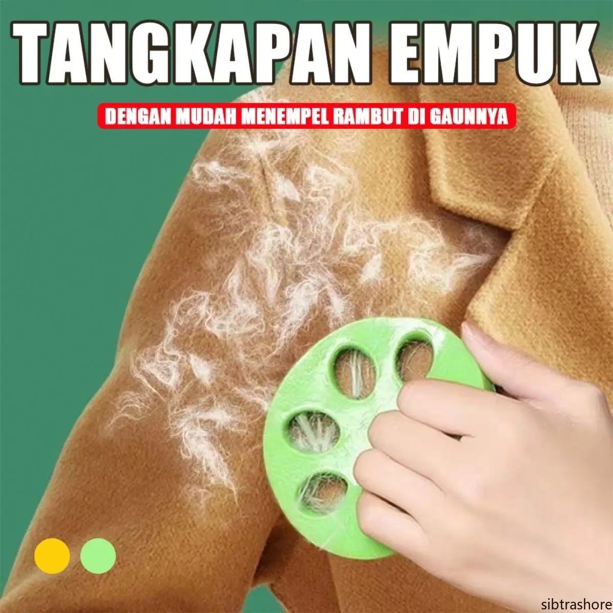 Penghilang Bulu Hewan & Pakaian • Alat Pembersih Bulu Kucing/Anjing • Roller Penghilang Bulu Mudah Digunakan