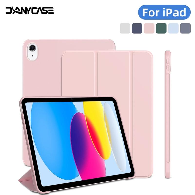  Tablet Case for iPad Air 6th Gen 11'' M2 2024 Air4 Air5 10.9 10th Gen Mini 7 Pro 11 12.9 inch 7th 8th 9th Gen 10.2 Mini 6 Air3 10.5 Air1 Air2 5th 6th 9.7 Protective Cover ốp lưng cho máy tính bảng ipad 