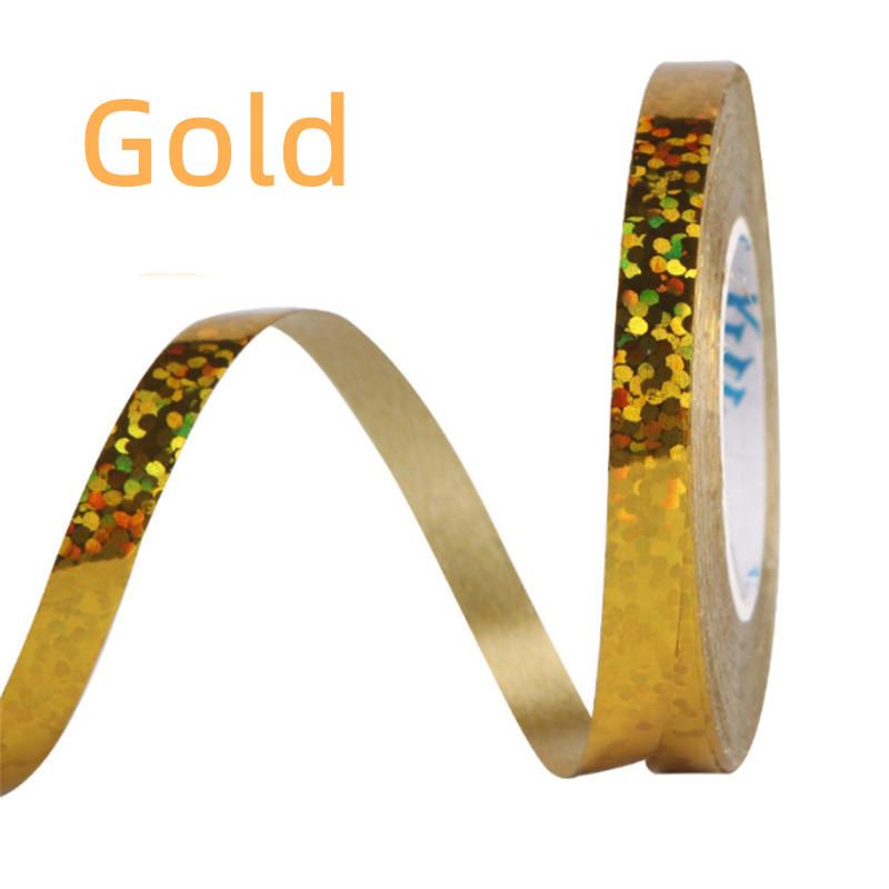 Product Introduction of 10m Gold Silver Red Blue Purple Green Laser Balloon Ribbon Wedding Birthday Party Ribbon Balloon Accessories Decoration 8