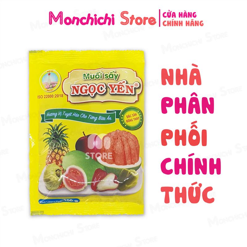 Combo 10 bịch Muối sấy Ngọc Yến 100g #OCOP #DacSanVietNam