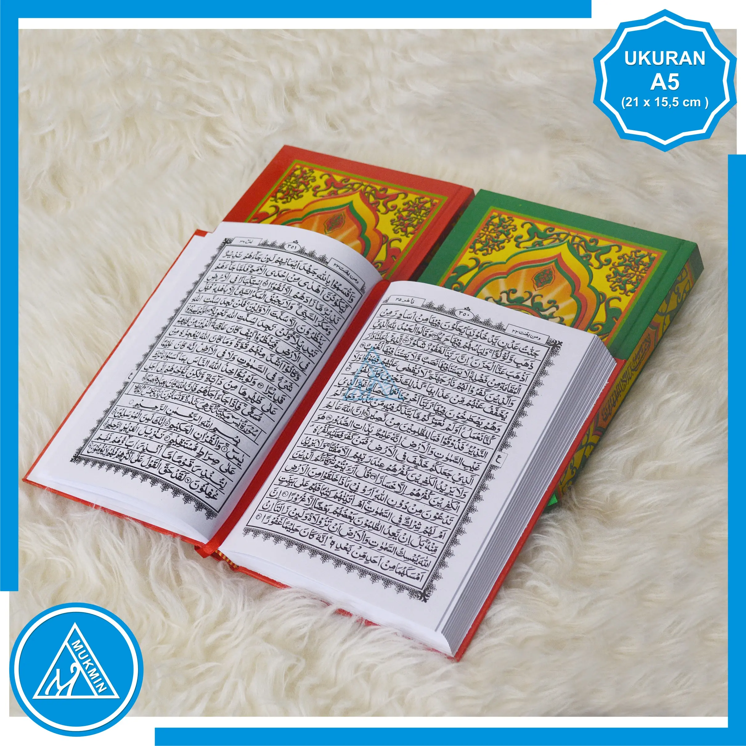 AlQuran Mushaf HVS ukuran 21x15,5 cm atau A5 | Sedang | Quran Hardcover