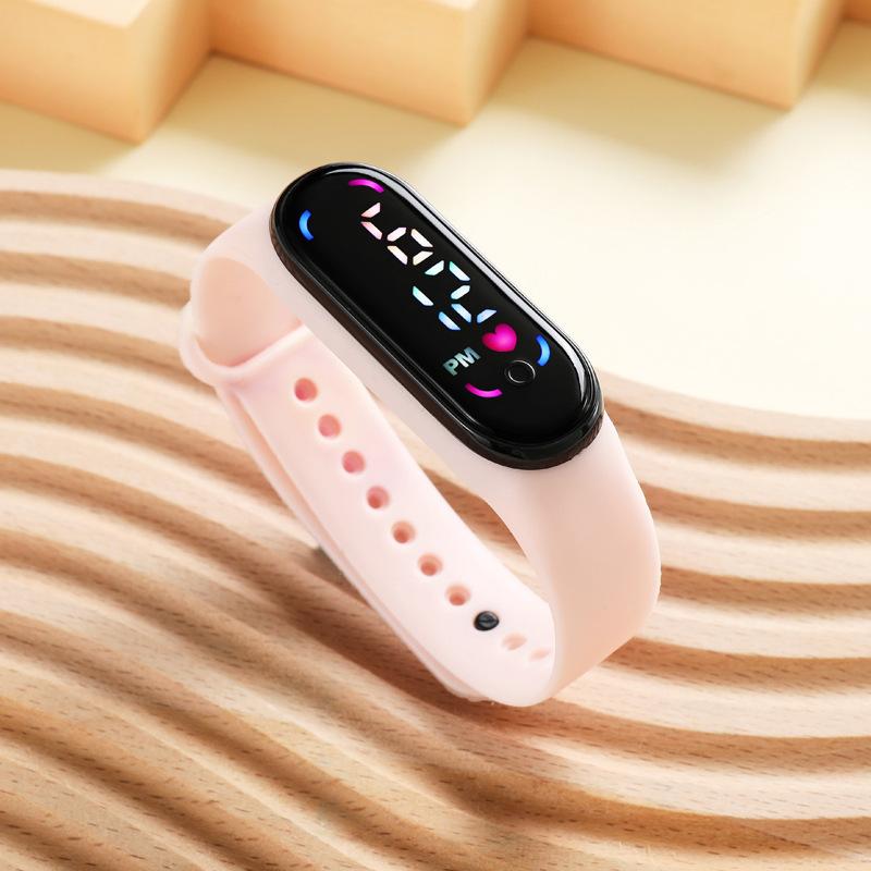 Product Introduction of Wholesale New Multi-Function Luminous Waterproof Touch Electronic Watch for Students LED Electronic Wristwatch Wholesale 8