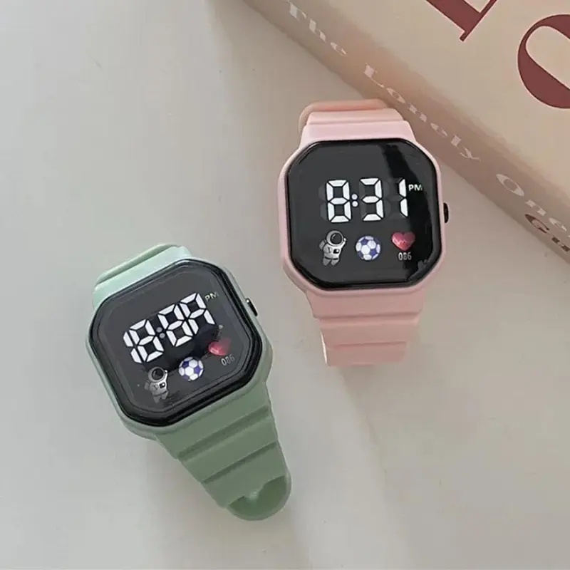 Đồng Hồ Điện Tử, Dành Cho Nam Và Trẻ Em, Kỹ Thuật Số, Đồng Hồ Đeo Tay LED, Đồng Hồ Thể Thao, Đồng Hồ Thể Dục, C6I1 1