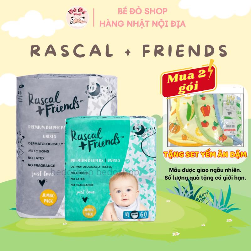 Bỉm Dán/Quần Rascal + Friends Size NB/S/M/L/XL/XXL