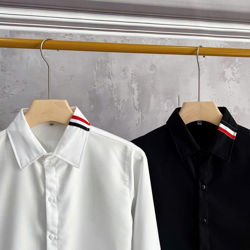 Áo sơ mi nam dài tay boy phố cao cấp mẫu mới Hot nhất hiện nayTiêu chuẩn cơ bản phù hợp Menswear 8