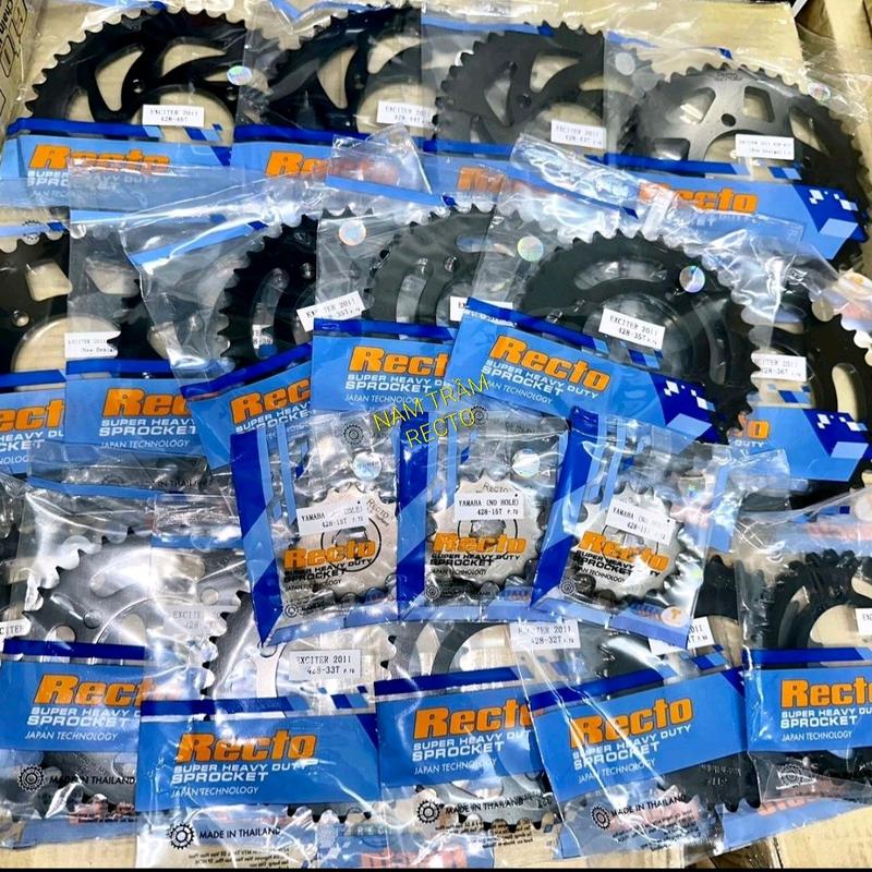 Nhông Dĩa sau sirius x.cơ 110cc,jupiter x.cơ,28T 29T 30T 32T 33T 34T 35T 36T 37T 38T 39,40,41,42,43,44,45 Nhông 14T 15T 16T CHÍNH HÃNG RECTO