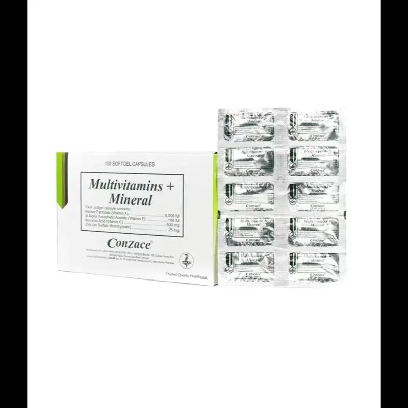 CONZACE Multivitamins + Minerals Softgel Capsule