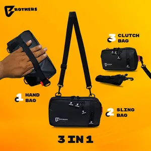 Clutch Handbag Slingbag Tas Tangan Selempang Pria Wanita BROTHERS Rio Anti Air Waterproof Nylon Static Dissipative