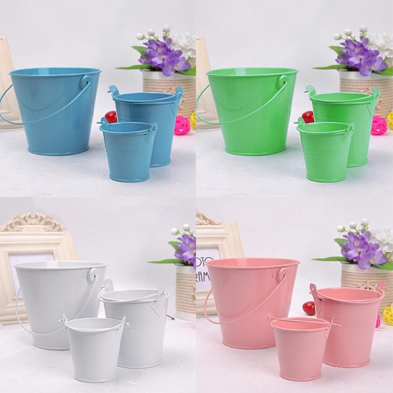 Thùng Kim Loại Mini, Đầy Màu Sắc, Xô Kẹo Chai Thùng, Thích Hợp Cho Ủng Hộ Tiệc Cưới, Đồ Trang Trí, Tự Làm, [UAA] 4