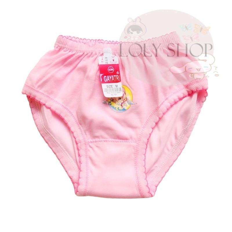 6 PCS Celana Dalam Anak Perempuan SAKURA / GAYATRI  DIMDIM Polos Sablon GRIYO DALEMAN99 3
