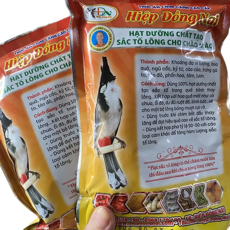 Combo 2 gói hạt sắc tố lông Hiệp Đồng Nai 1