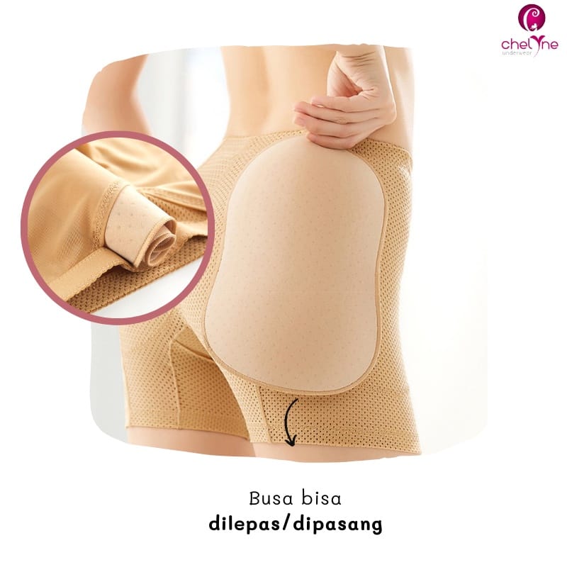 HOT PROMO Chelyne CD Korset Busa Pantat Midi 6203 / Maxi 6202 / Highwaist 6205 - Spandex berpori CD Busa Bokong BISA COD korset  pasca