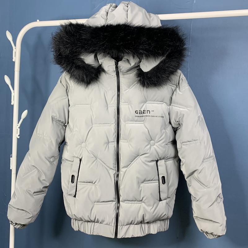 Áo Khoác Phao Nam Mũ Lông Hàng 3 Lớp Dày Dặn Phong Cách Hàn