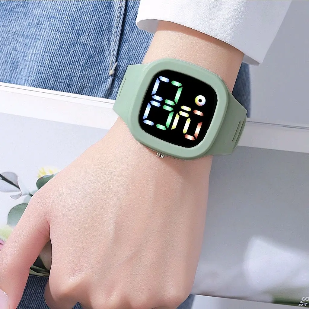 jam tangan led wanita pria Stopwatch Digital